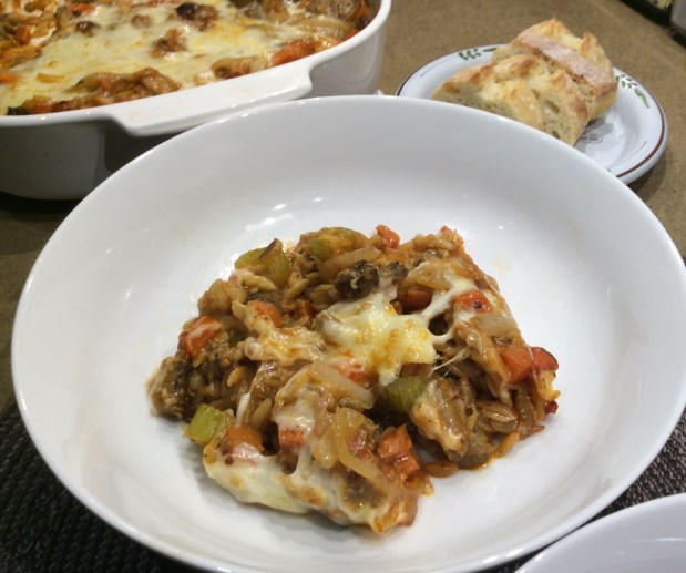 Baked Orzo & Eggplant&nbsp;Casserole