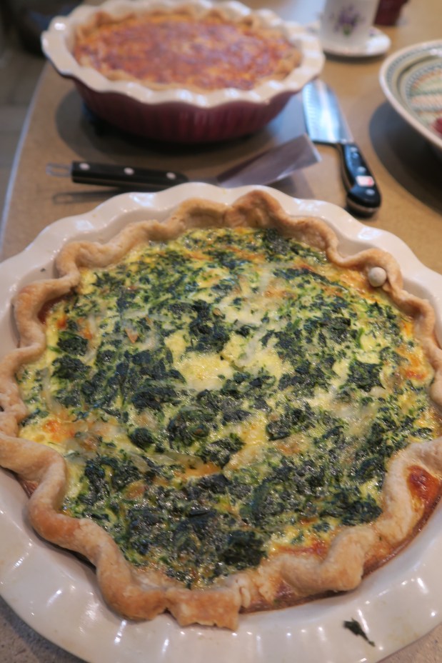 Caramelized Onion and Spinach&nbsp;Quiche
