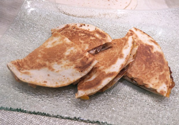 Chicken Quesadillas with Peach&nbsp;Salsa