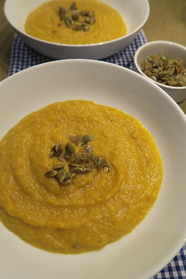 Roasted Butternut Squash, Caramelized Onion & Apple&nbsp;Soup