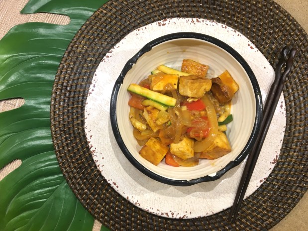 Red Curry Tofu and&nbsp;Vegetables