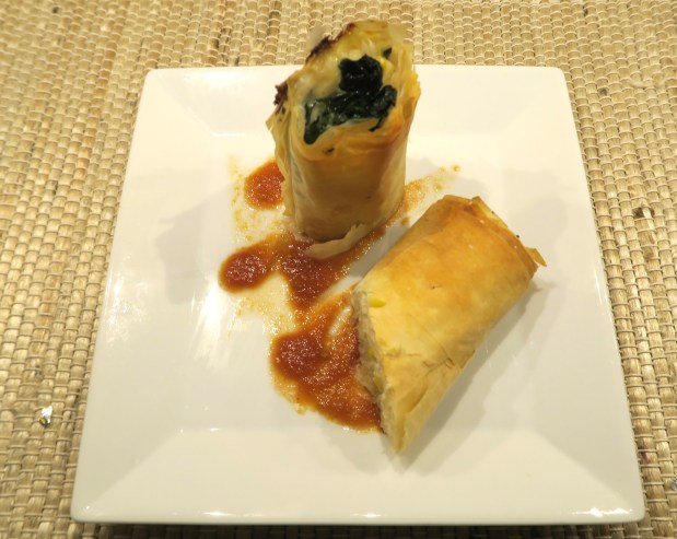 Spinach and Corn&nbsp;Strudel