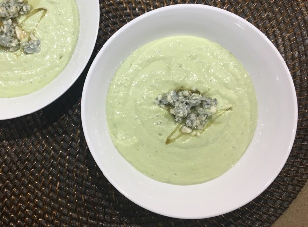 Cucumber and Avocado&nbsp;Bisque
