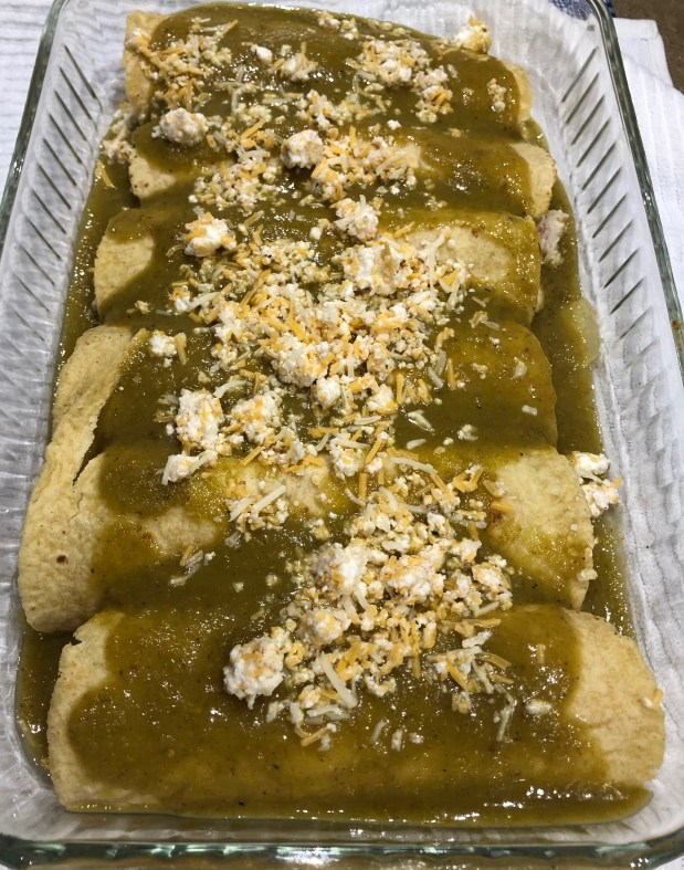 Goat Cheese and Chicken&nbsp;Enchiladas